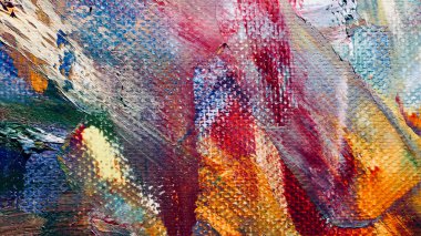 Renk dokusu. El çizimi. Soyut sanat geçmişi. El çizimi. Tuvale yağlı boya. Modern, çağdaş sanat. Renkli tuval. Duvar dekoru arkaplanı