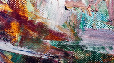 Renk dokusu. El çizimi. Soyut sanat geçmişi. El çizimi. Tuvale yağlı boya. Modern, çağdaş sanat. Renkli tuval. Duvar dekoru arkaplanı