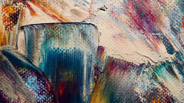 Farbtextur Hand Gezeichnet Abstrakte Kunst Hintergrund Handgezeichnet Ölgemälde Auf Leinwand — Stockfoto