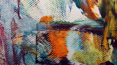 Renk dokusu. El çizimi. Soyut sanat geçmişi. El çizimi. Tuvale yağlı boya. Modern, çağdaş sanat. Renkli tuval. Duvar dekoru arkaplanı