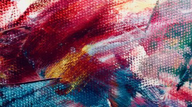 Renk dokusu. El çizimi. Soyut sanat geçmişi. El çizimi. Tuvale yağlı boya. Modern, çağdaş sanat. Renkli tuval. Duvar dekoru arkaplanı
