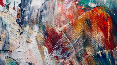 Renk dokusu. El çizimi. Soyut sanat geçmişi. El çizimi. Tuvale yağlı boya. Modern, çağdaş sanat. Renkli tuval. Duvar dekoru arkaplanı