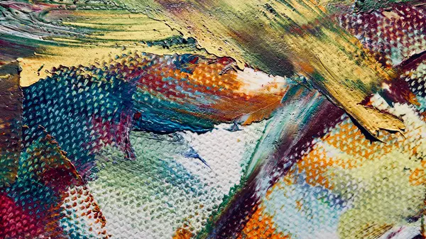 Texture Colore Disegno Mano Sfondo Astratto Pittura Olio Tela Arte — Foto Stock