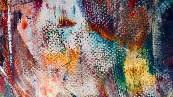 Texture Colore Disegno Mano Sfondo Astratto Pittura Olio Tela Arte — Foto Stock