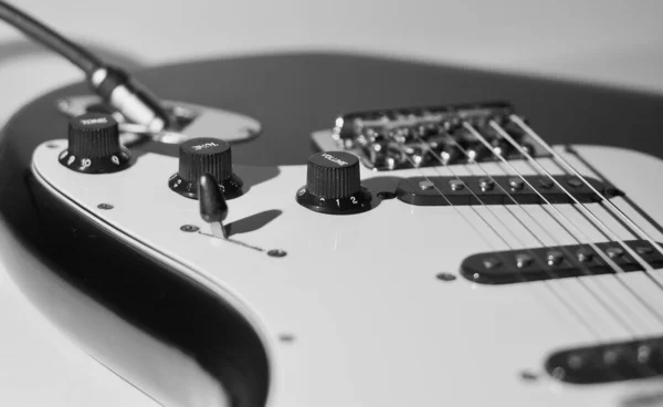 Elektro Gitar Yakın Plan Boşluğu Kopyala — Stok fotoğraf