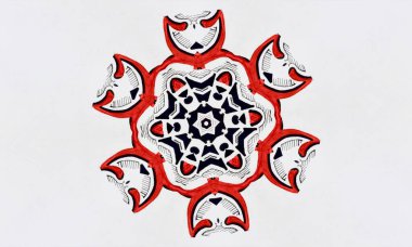 Dairesel desenler. Modern dekor