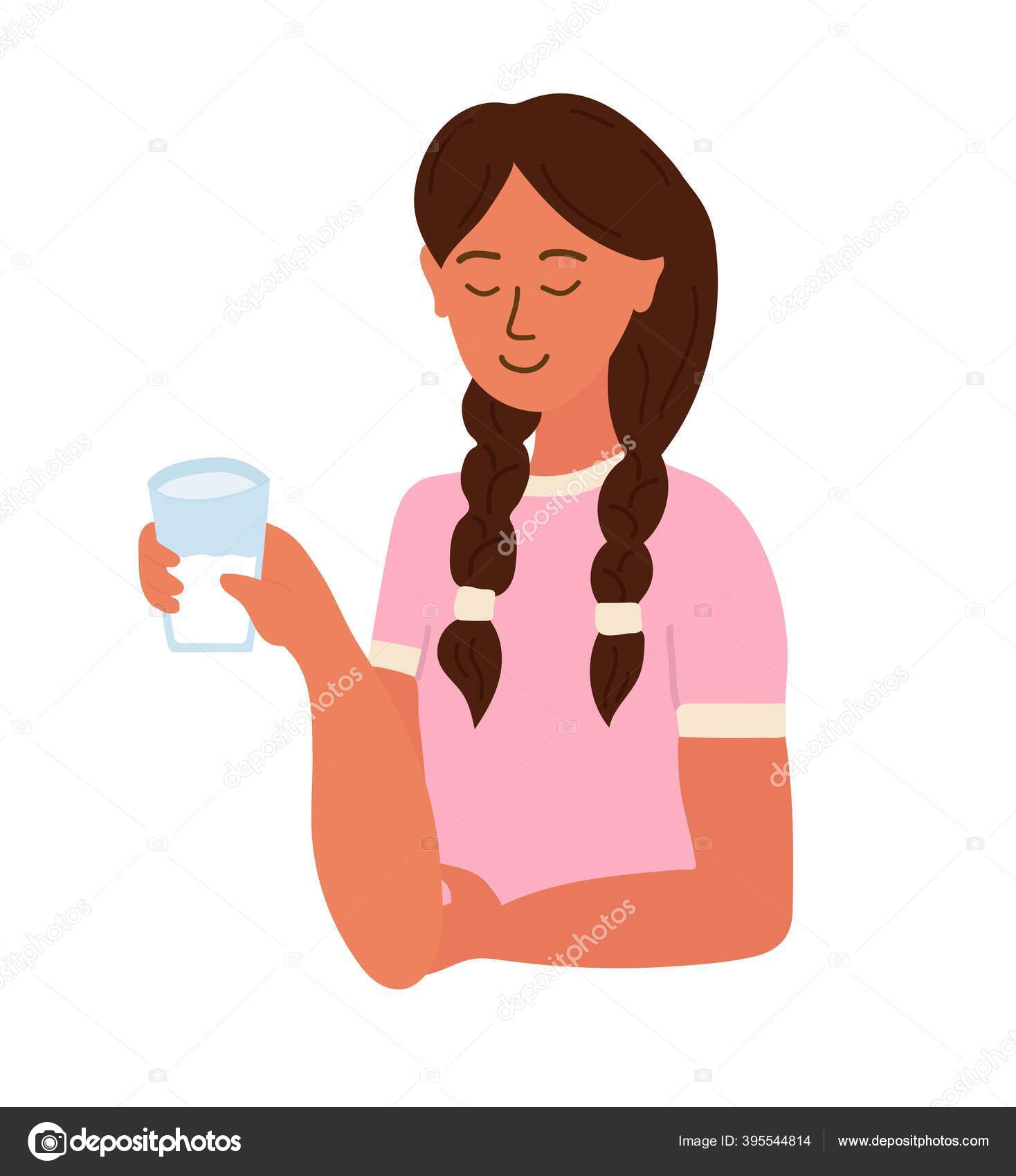Girl Holding Glass Milk Her Hands She Smiling Favourite Drink Stock Vector Image by ©Betty1994 #395544814 Girl Holding Glass Milk Her Hands She Smiling Favourite Drink Stock Vector Image by ©Betty1994 #395544814