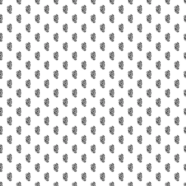 Vector Seamless Pattern Monochrome Elegant Background — Stock Vector