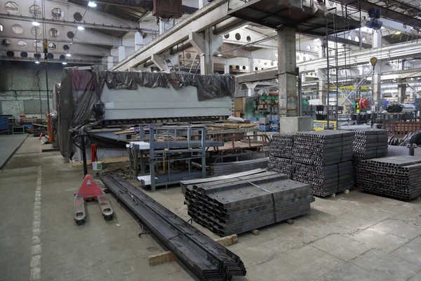 Große Metallbearbeitungs Und Werkzeughandlingshalle Produktionswerk — Stockfoto
