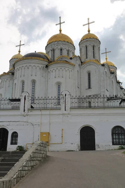 Vladimir Russie Mars 2018 Cathédrale Assomption Xii Siècle Monument Exceptionnel — Photo