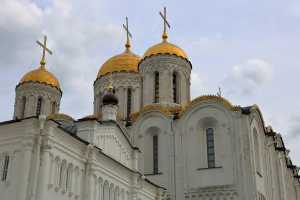 Vladimir Rússia Março 2018 Catedral Assunção Século Xii Monumento Excepcional — Fotografia de Stock