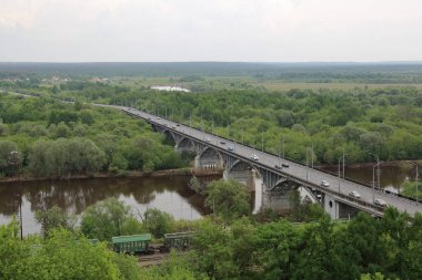 Vladimir, Rusya - 18 Mayıs 2018: Görünümünü 1108 içinde kurulmuş eski bir Rus şehri. Vladimir Bölgesi başkenti. Rusya'nın altın yüzük turistik merkezlerinden biri