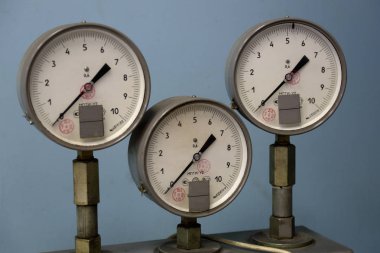 Moskova, Rusya - 11 Mayıs 2018: Ölçme ekipmanları Moskova fren fabrikası