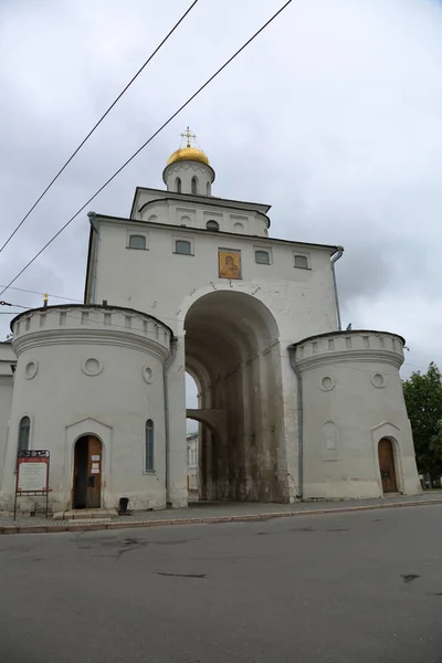 Vladimir Rusia Mayo 2018 Puerta Oro Patrimonio Humanidad Por Unesco — Foto de Stock
