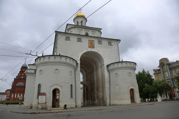 ウラジーミル ロシア 2018 黄金の門はユネスコの世界遺産です 1164 年に建てられました — ストック写真