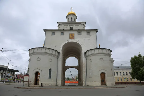 ウラジーミル ロシア 2018 黄金の門はユネスコの世界遺産です 1164 年に建てられました — ストック写真