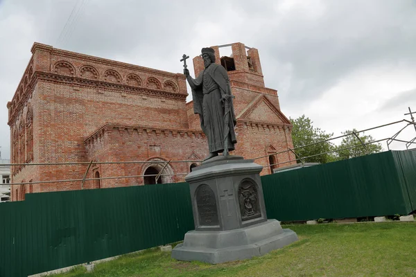 Vladimir Russie Mai 2018 Monument Baptiste Russie Prince Vladimir Ouvert — Photo