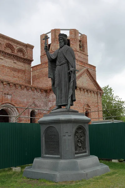 Vladimir Federacja Rosyjska Maja 2018 Pomnik Chrzciciela Rosja Prince Vladimir — Zdjęcie stockowe