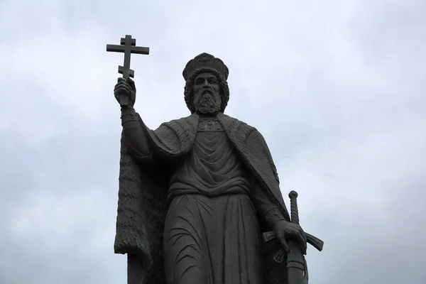 Vladimir Rusya Mayıs 2018 Anıt Rusya Prens Vladimir Baptist Için — Stok fotoğraf