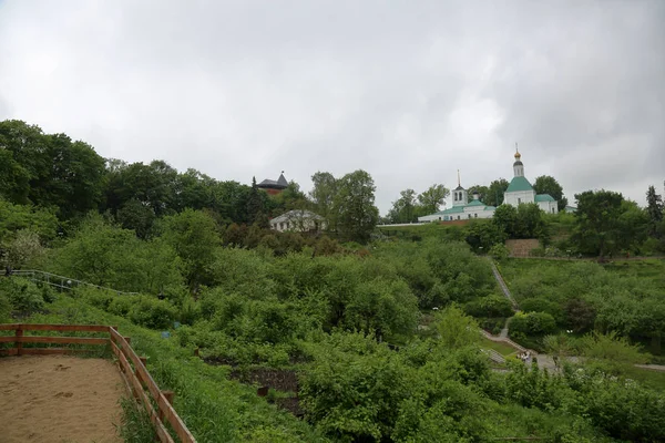 Vladimir Rusia Mayo 2018 Jardín Patriarcal Centro Histórico Ciudad Conocido —  Fotos de Stock