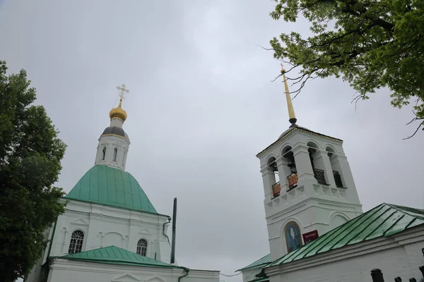 Vladimir Rusya Mayıs 2018 Başkalaşım Kilise Cephe Parçası 1117 Kurulan — Stok fotoğraf