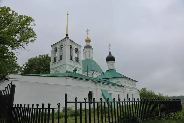 Vladimir Rusland Mei 2018 Een Deel Van Gevel Van Kerk — Stockfoto