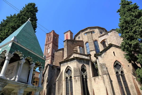 Bologna Itália Julho 2018 Túmulo Glossário Perto Basílica São Francisco — Fotografia de Stock