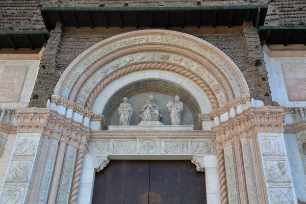 Bologna Italia Julio 2018 Fachada Basílica San Petronio Piazza Maggiore — Foto de Stock