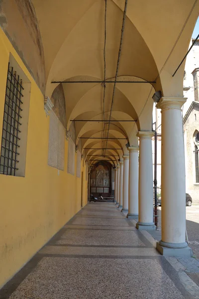 Edificio Dettagli Architettonici Sulle Strade Bologna Italia — Foto Stock