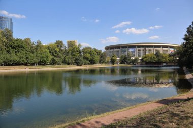 Moskova, Rusya - 18 Ağustos 2018: Catherine Park güneşli yaz gün