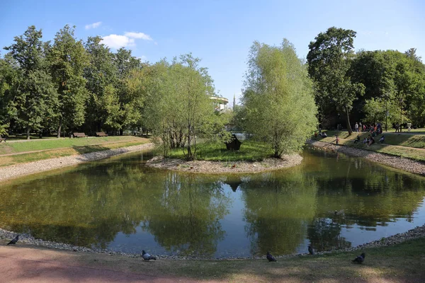 Moskau Russland August 2018 Catherine Park Einem Sonnigen Sommertag — Stockfoto