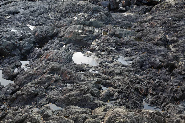 Необработанный Природный Серый Камень Повседневной Среде — стоковое фото