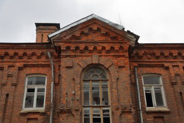 Tver Rus şehir sokak eski taş ev