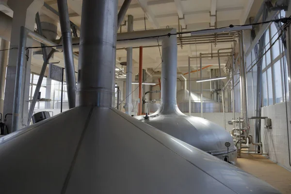 Équipements Outils Industriels Machines Pour Production Bière Dans Les Ateliers — Photo