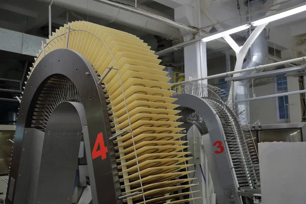 Urządzeń Przemysłowych Maszyn Fabryce Pieczywa Słodyczy — Zdjęcie stockowe