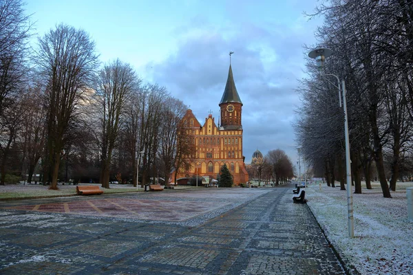 Kaliningrad Rusland November 2018 Buitenkant Van Kathedraal Het Eiland Van — Stockfoto
