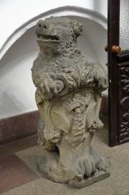 Kaliningrad, Rusya - 27 Kasım 2018: İç katedral Immanuel Kant Adası. 1933 yılında kurulan