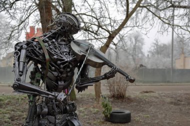 Gvardeisk, Kaliningrad bölgesi, Rusya Federasyonu - 28 Kasım 2018: Oto yedek parça sanat yüklemeden. Yazar - Alexander Braga