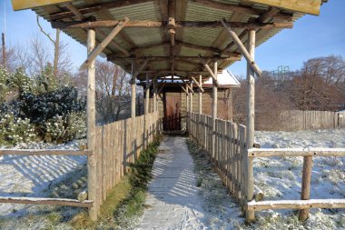 Kar kış havalarda rahat yazlık kaplı