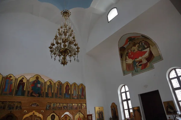 Izobilnoe Región Kaliningrad Rusia Noviembre 2018 Interior Iglesia Madre Del —  Fotos de Stock