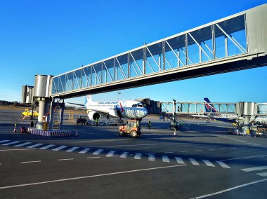 Sivil Havacılık hizmeti alanında, Domodedovo, Rusya Federasyonu