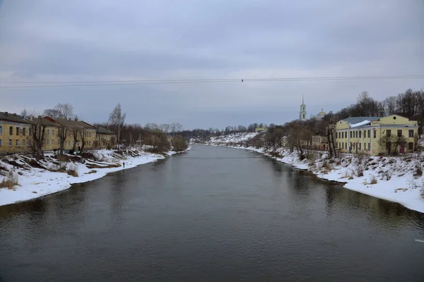 Vista della città di Torzhok, Russia — Foto Stock