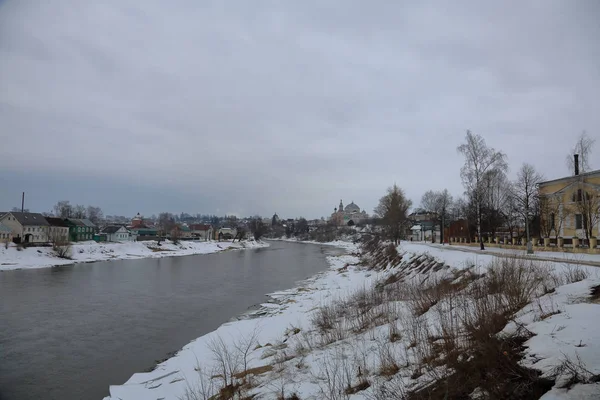 Vista della città di Torzhok, Russia — Foto Stock