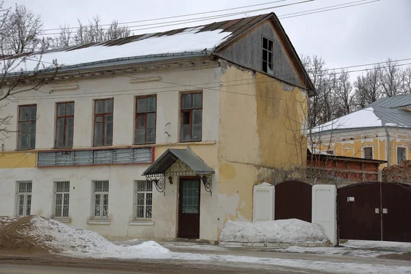 Ancient architecture of the city of Torzhok, Russia — Stock Photo, Image