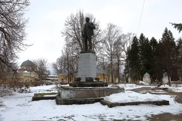 Monumento a Lenine em Torzhok, Rússia — Fotografia de Stock