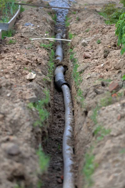 Water pipes in the ground
