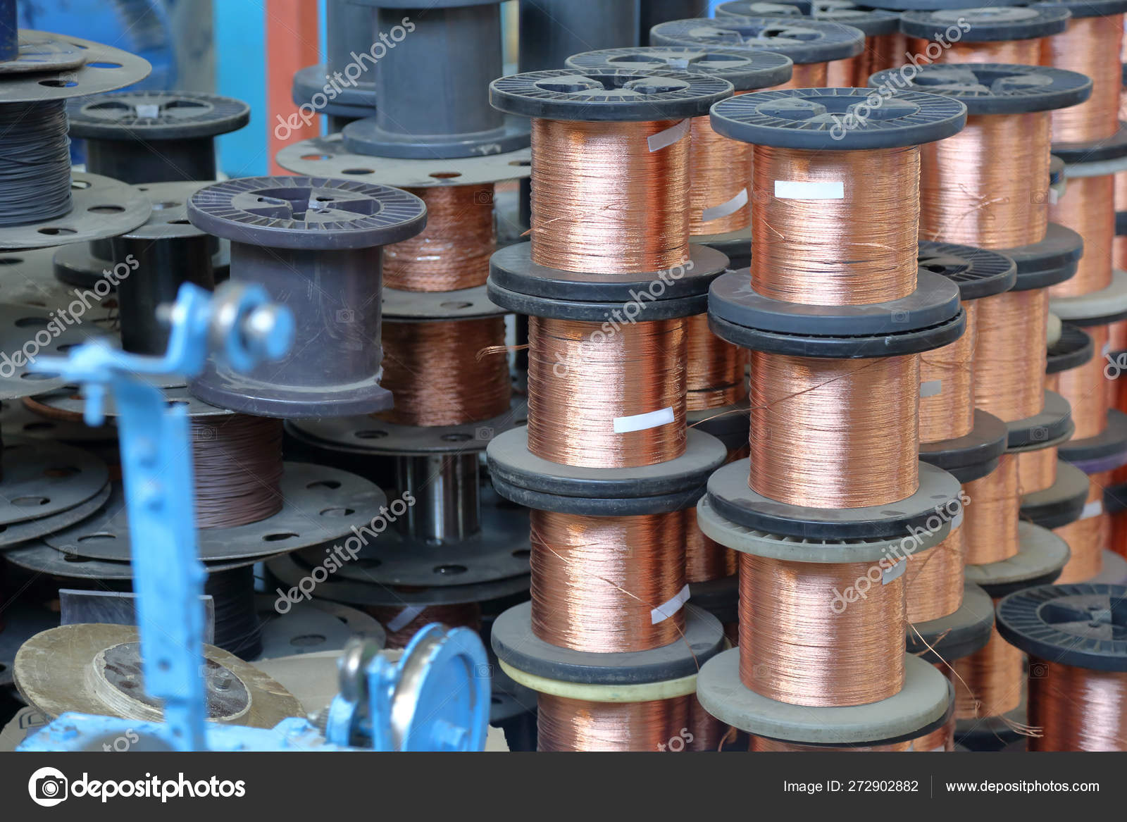 Copper wire coils Stock Photo by ©ironstuff 272902882