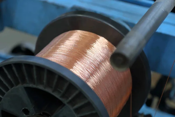 Bobinas de alambre de cobre — Foto de Stock