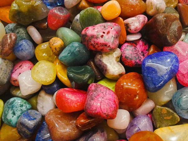 Colorful decorative pebbles