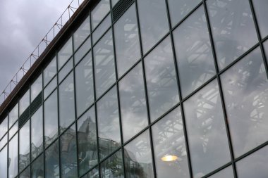 Tropikal bitkiler için sera cam cephe